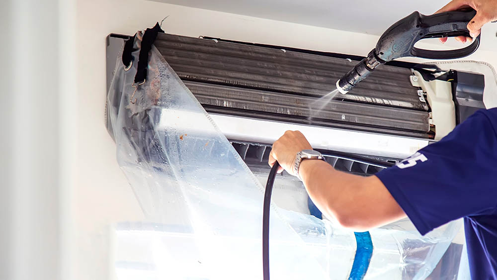 ac coil cleaning machine